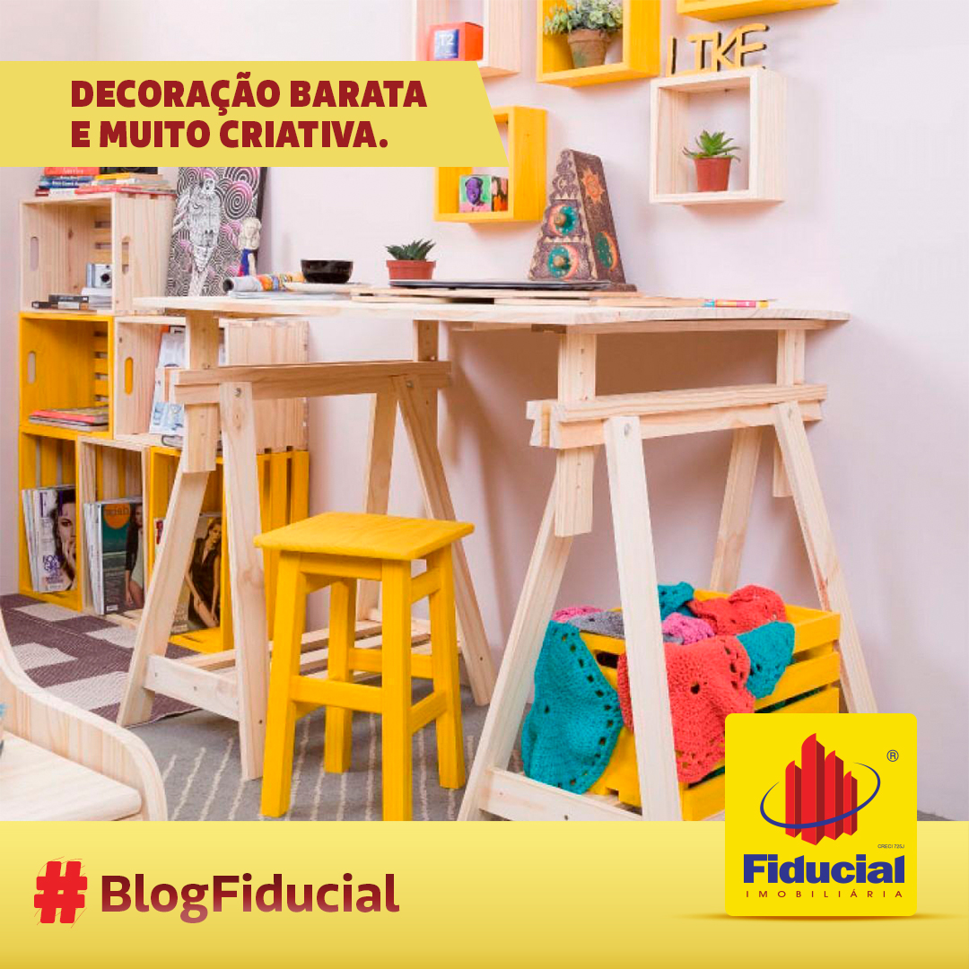 Decoração barata e criativa