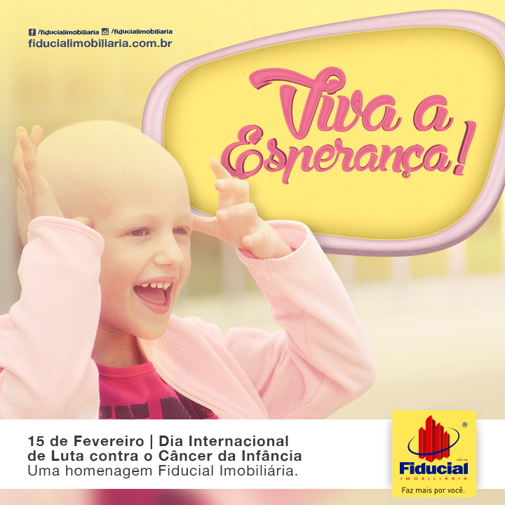 15 de fevereiro é o dia internacional de luta contra o câncer na Infância. 15 de fevereiro é o dia internacional de luta contra o câncer na Infância.